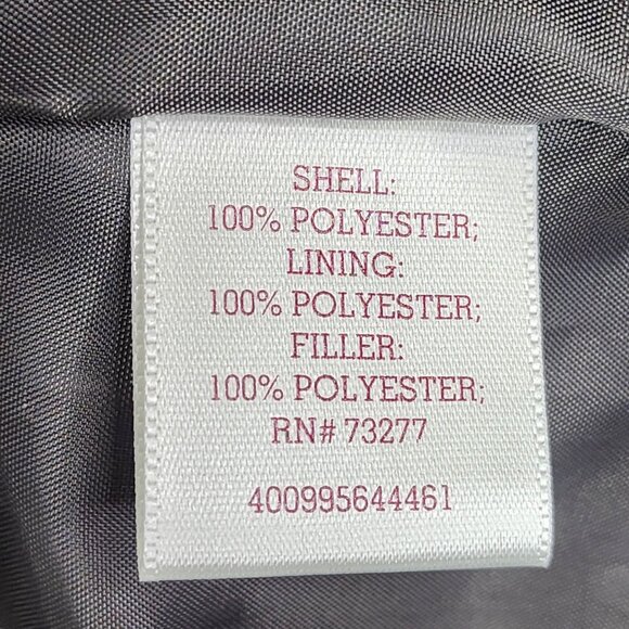 Womens Gray So Perfect Puffer Vest Jacket Full Zip Sleeveless Size M - Picture 6 of 10